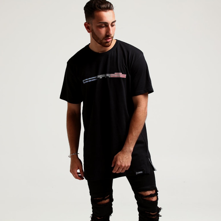 Carré Etendue Divise SS Tee Black