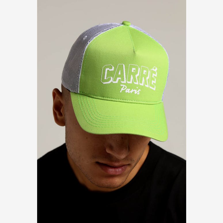 Carré Brilliant Trucker Hat Neon Green