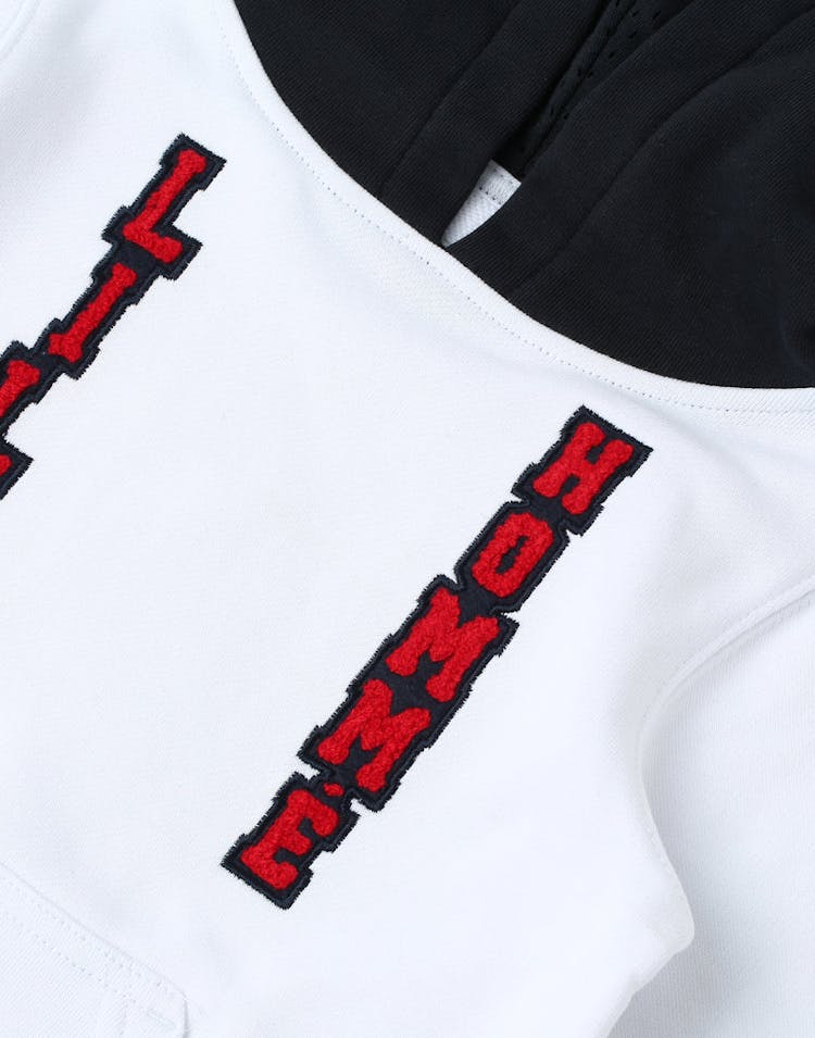 Lil Hommé LH Faculte LS Hood White/Navy