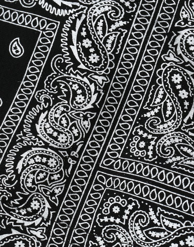 Lil Hommé LH Bandit LS Hooded Tee White/Black