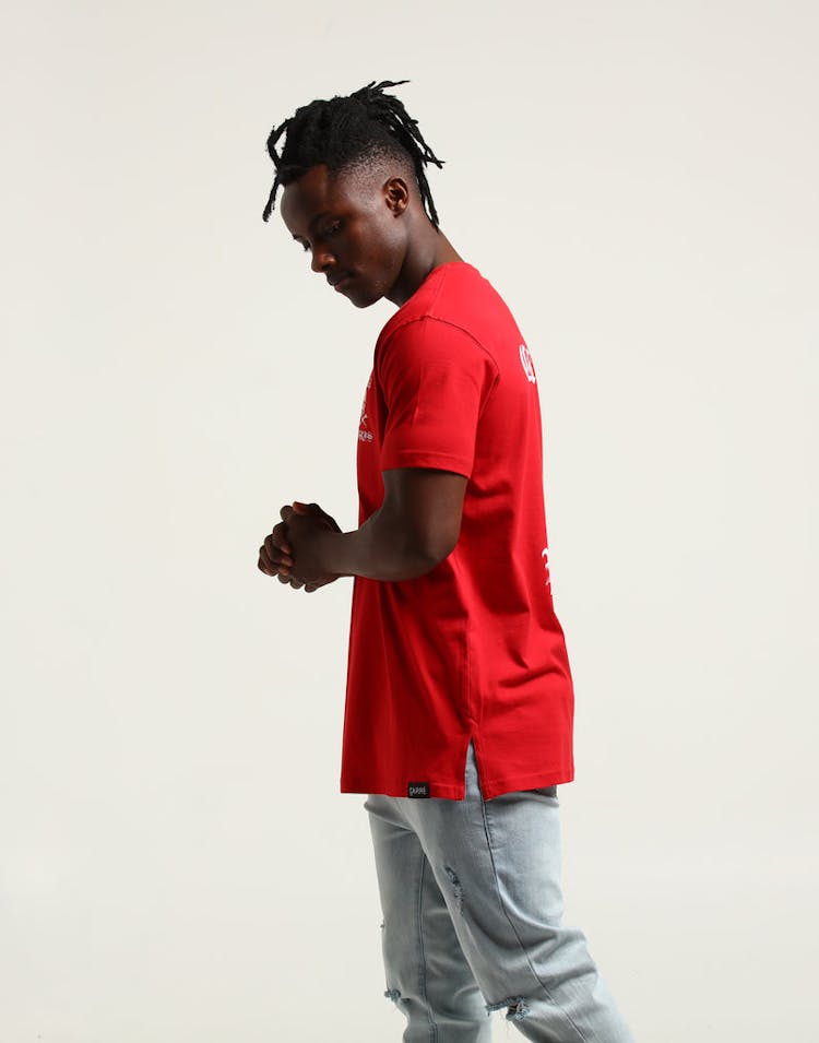 Carré Marked SS Divise Tee Red