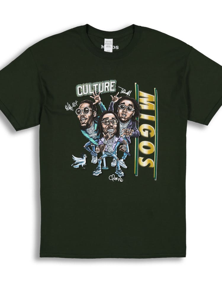 Bravado Migos Bravado x Culture Kings Tee Green