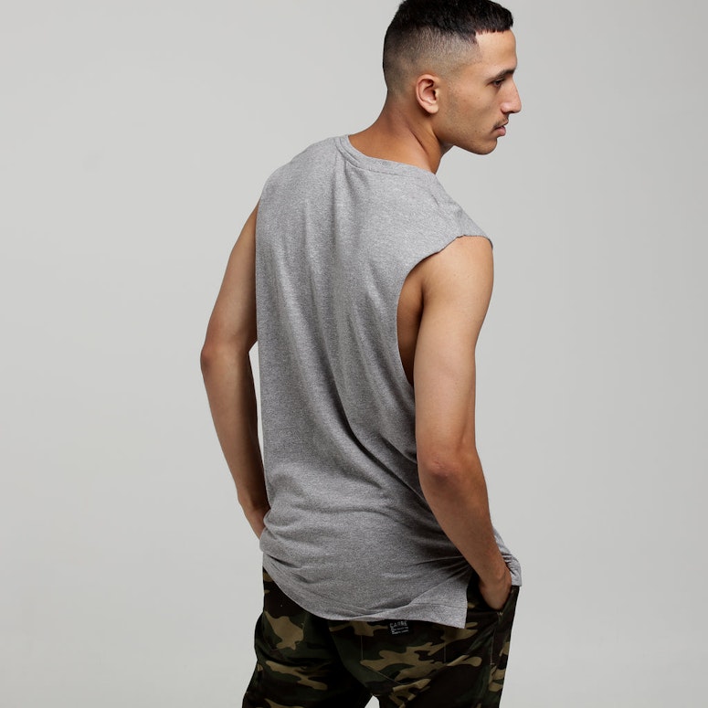 Carré Noughts Statique Muscle Tee Grey