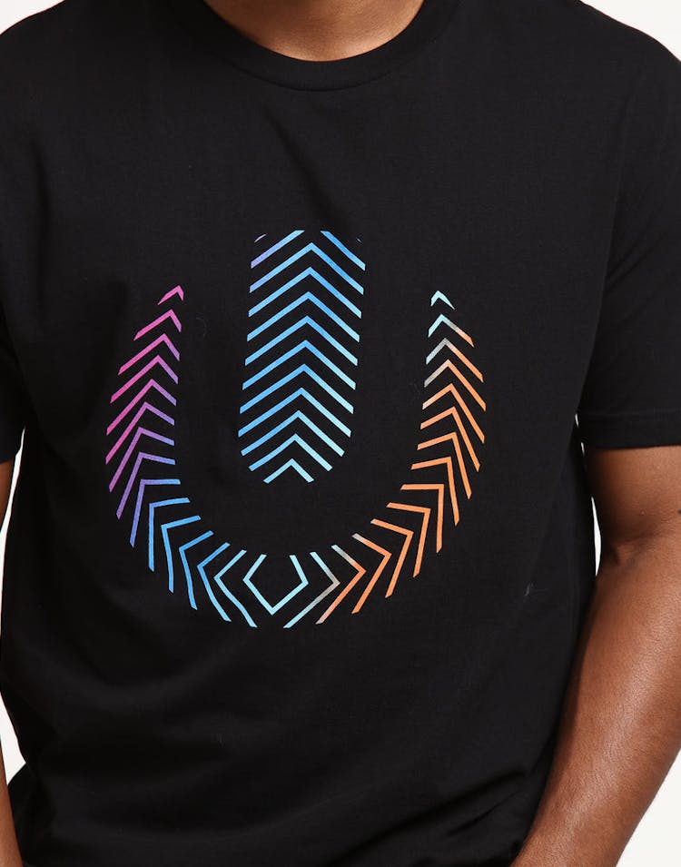 Ultra Australia Music Merch Colour Tech Tee Black