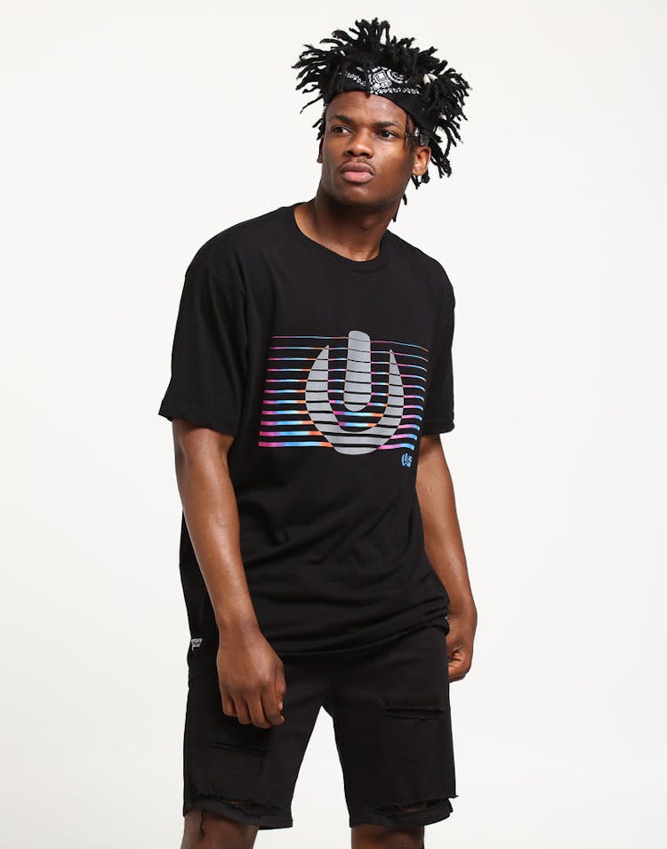 Ultra Australia Music Merch Gradient Tee Black