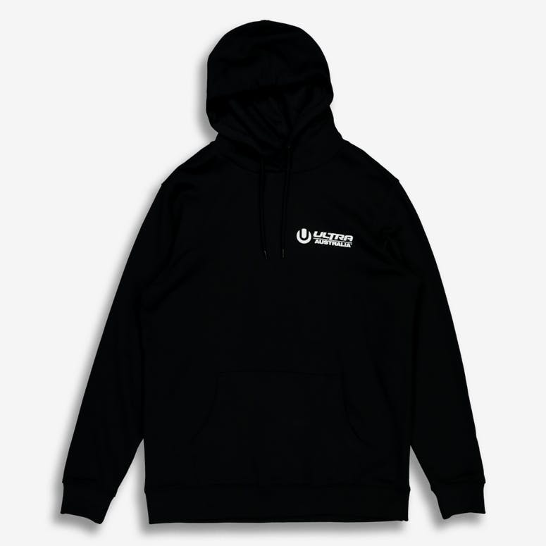 Ultra Australia Music Merch Logo Hood Black