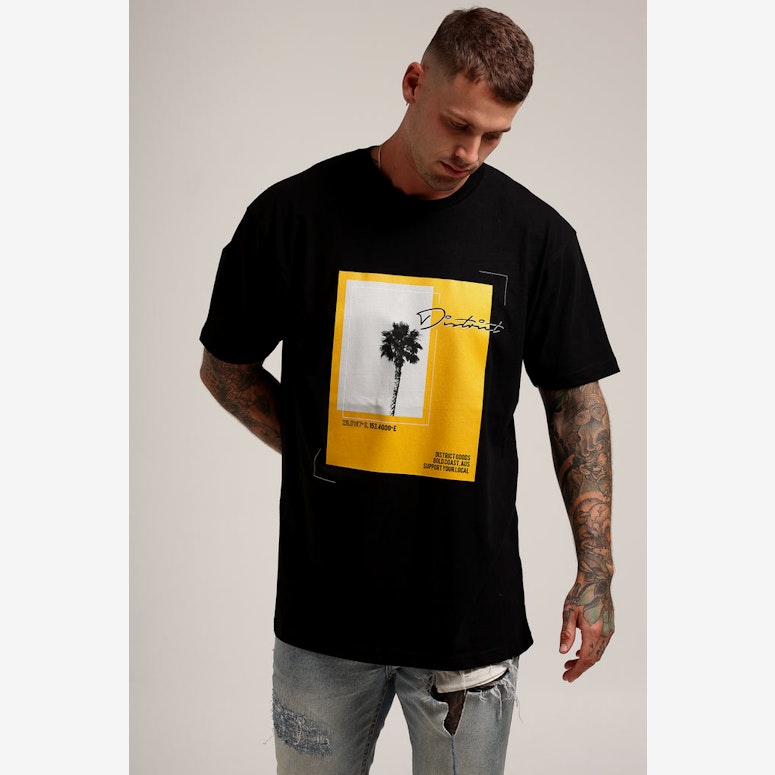 District Goods East Coast Tee Black