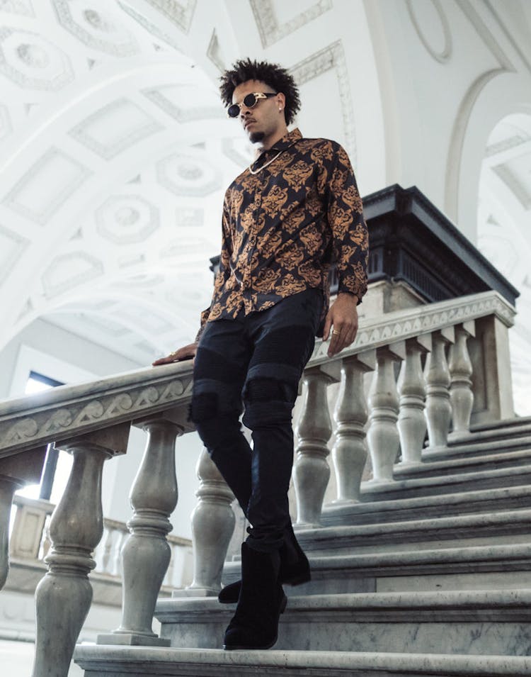 Last Kings Best Life Button Up Baroque