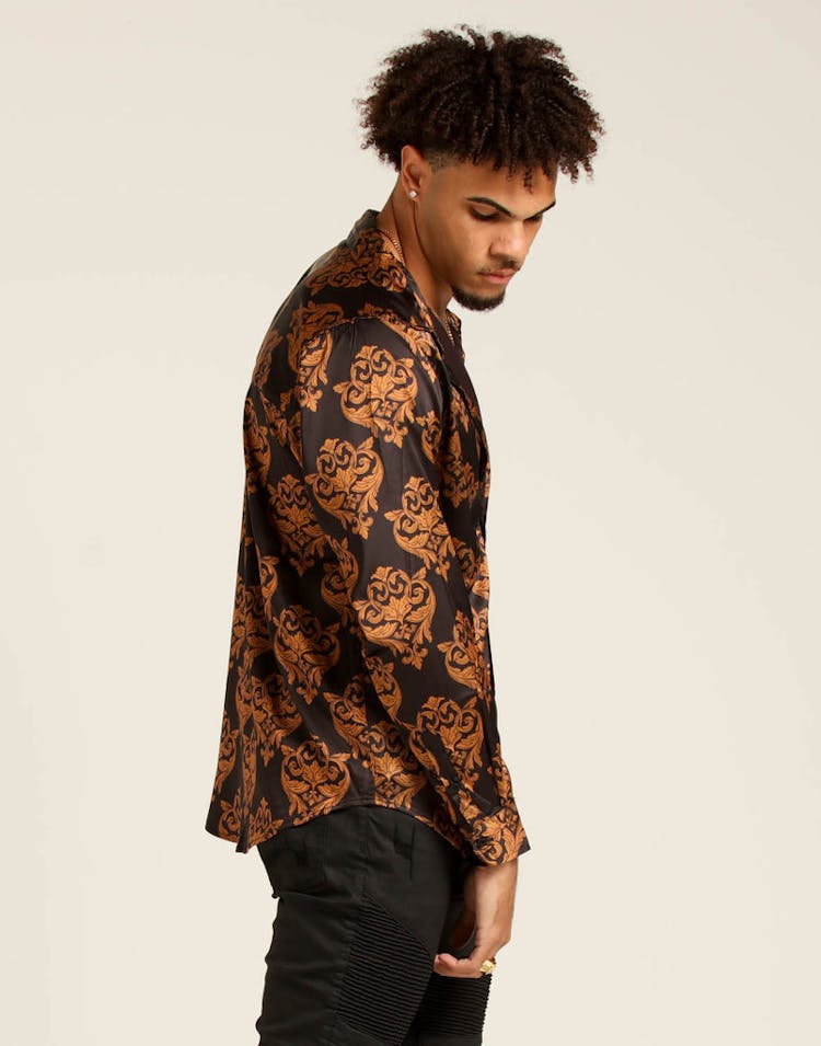 Last Kings Best Life Button Up Baroque