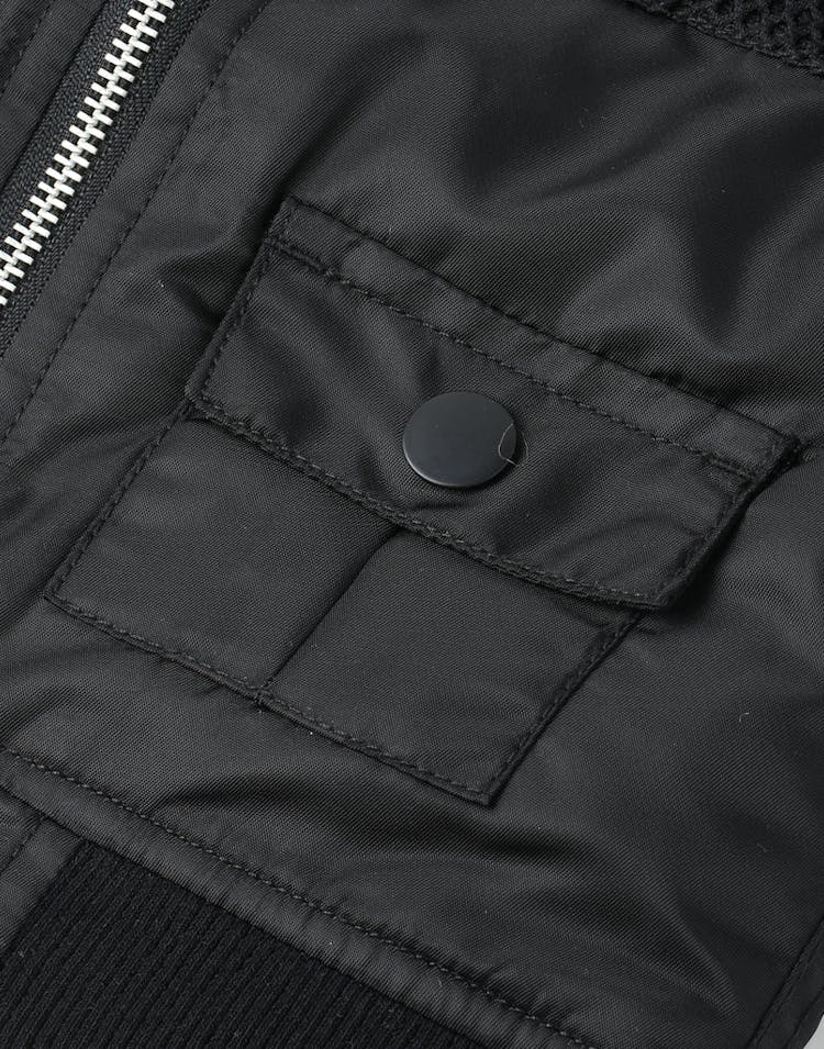 Lil Hommé LH Cadrer Bomber Jacket Black