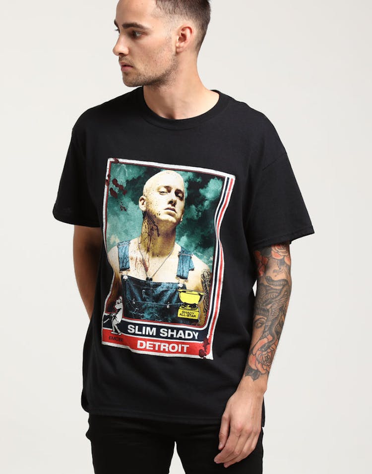 Eminem Bloody Baseball Tee Black