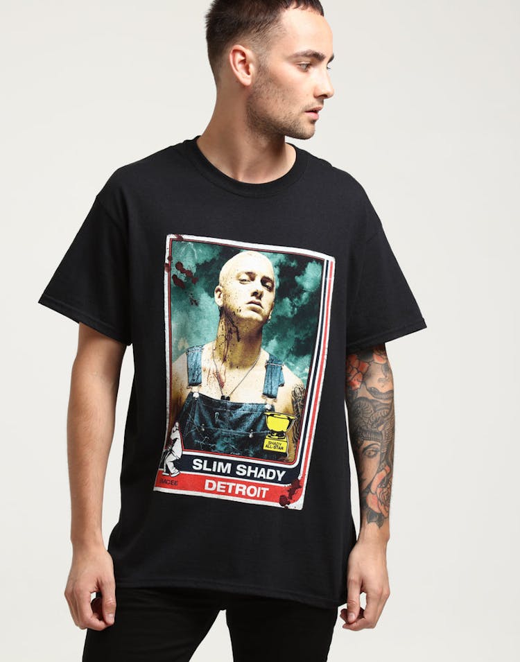 Eminem Bloody Baseball Tee Black