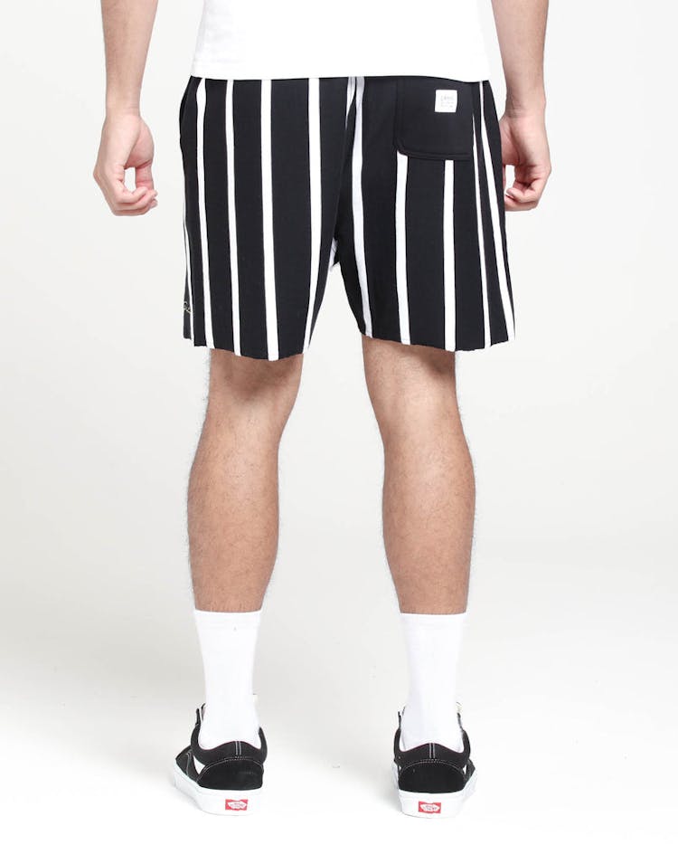 Carré Bande Vert Stripe Shorts Black