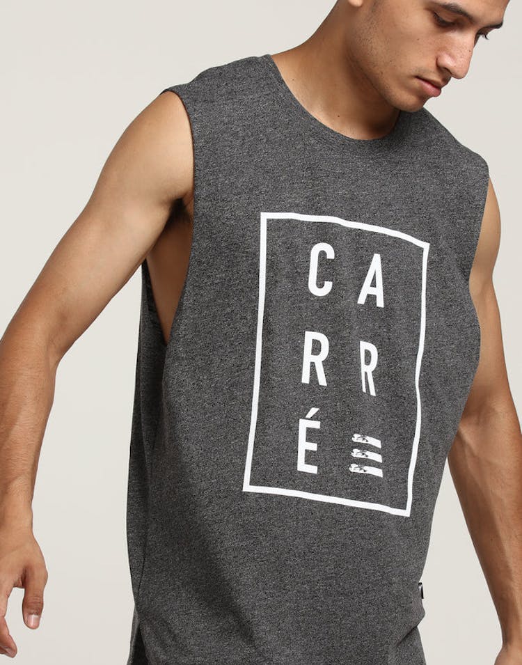 Carré Boxed Font Statique Muscle Charcoal