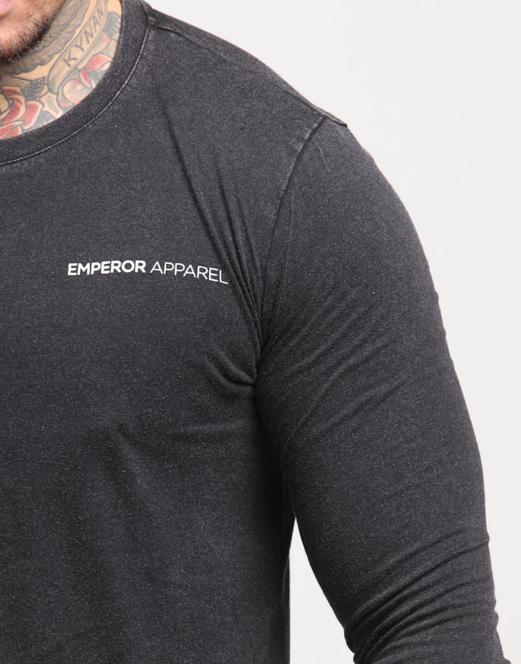 Emperor Apparel Emperor LS Scoop TShirt Acidwash