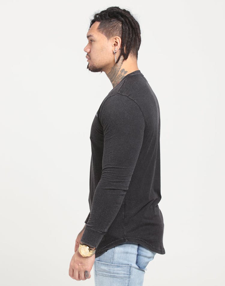 Emperor Apparel Emperor LS Scoop TShirt Acidwash
