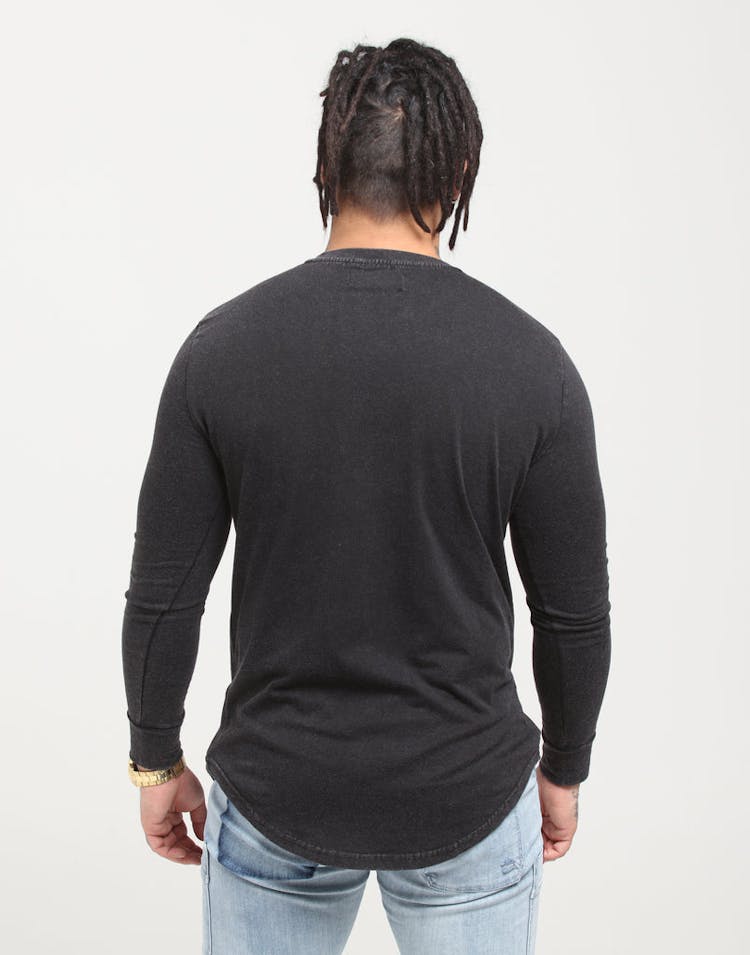 Emperor Apparel Emperor LS Scoop TShirt Acidwash