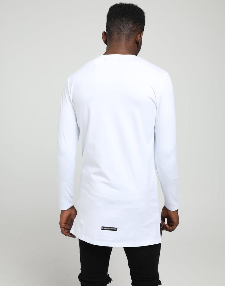Emperor Apparel New York LS TShirt White