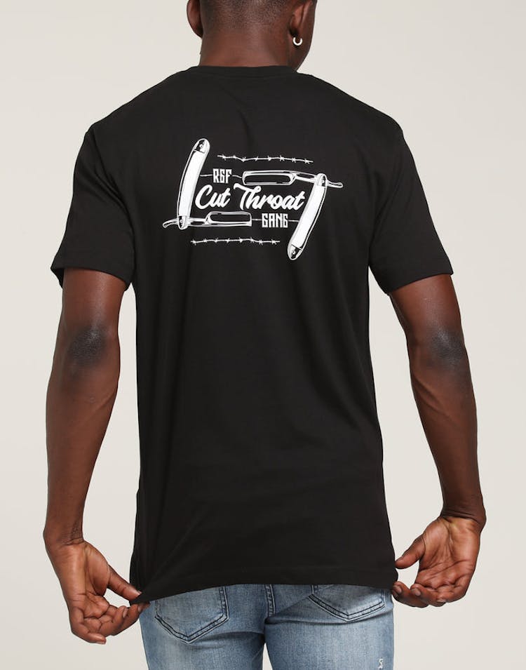 Rats Get Fat Been Cut Throat Tee Black
