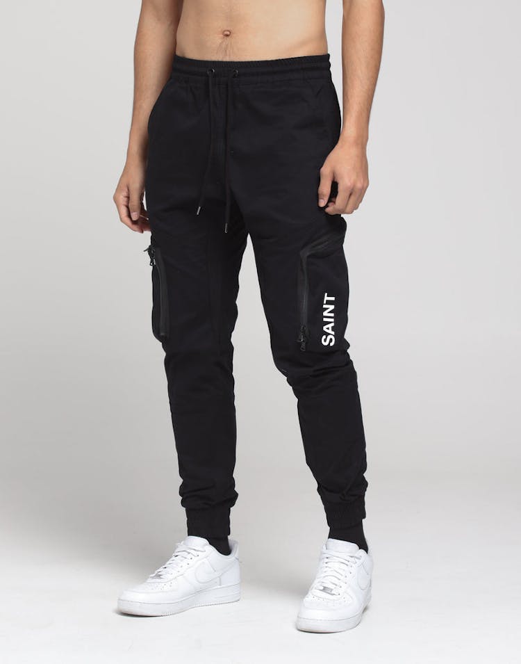 Saint Morta Commando Jogger Black