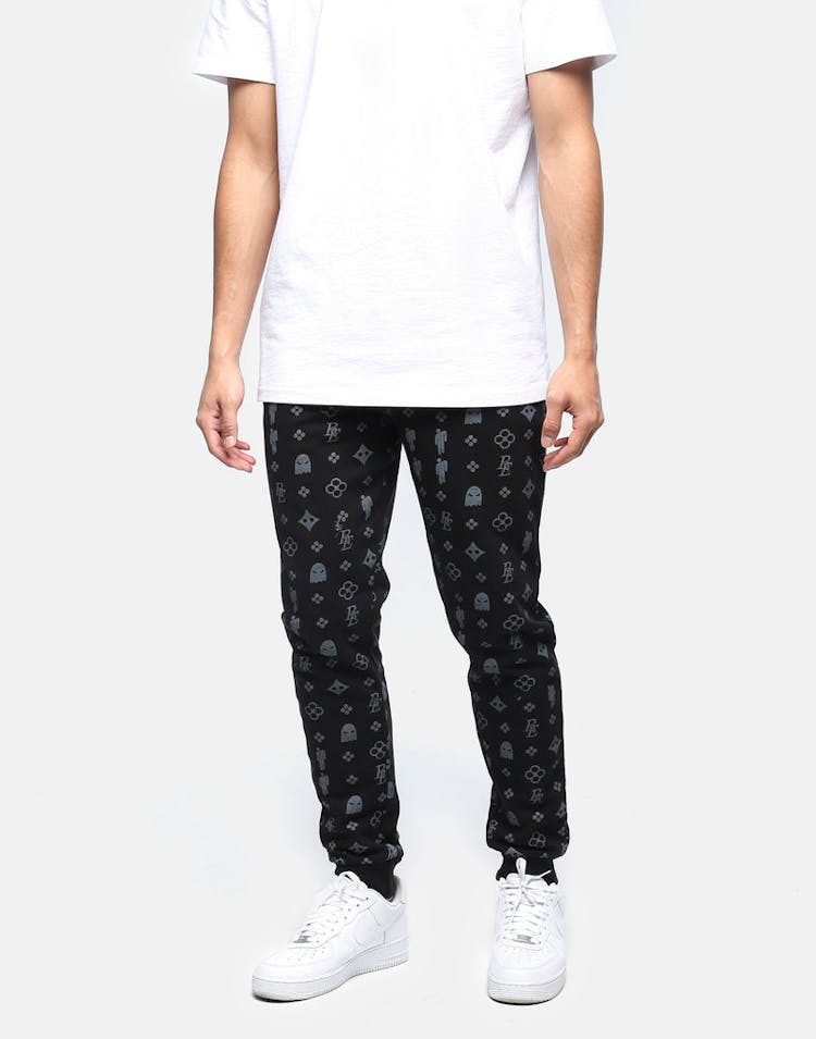 Billie Eilish Blohsh Pattern Track Pant Black