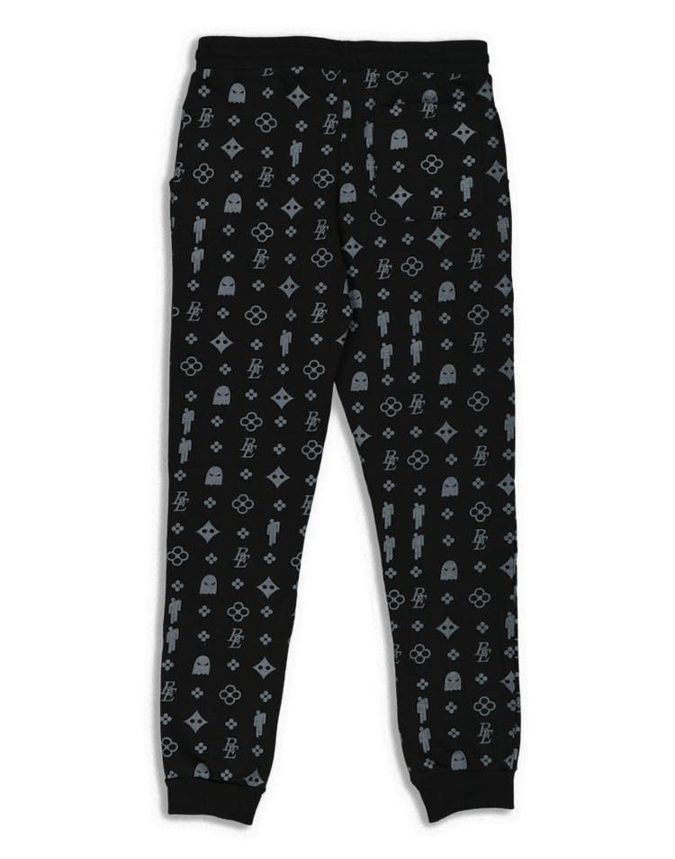 Billie Eilish Blohsh Pattern Track Pant Black