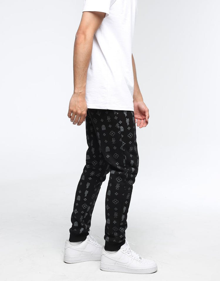 Billie Eilish Blohsh Pattern Track Pant Black