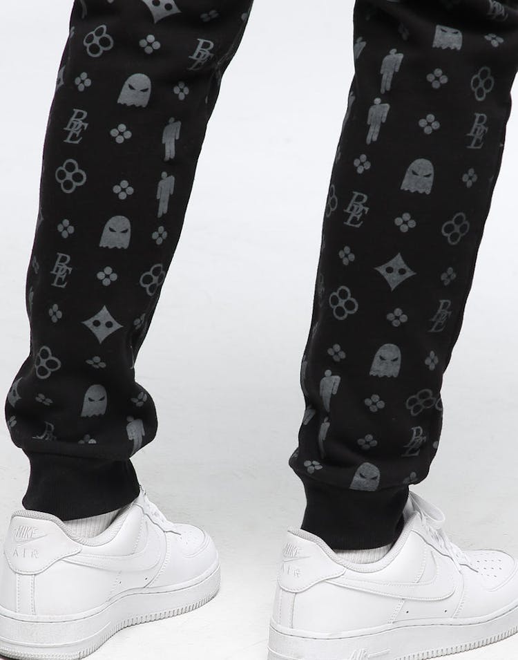 Billie Eilish Blohsh Pattern Track Pant Black