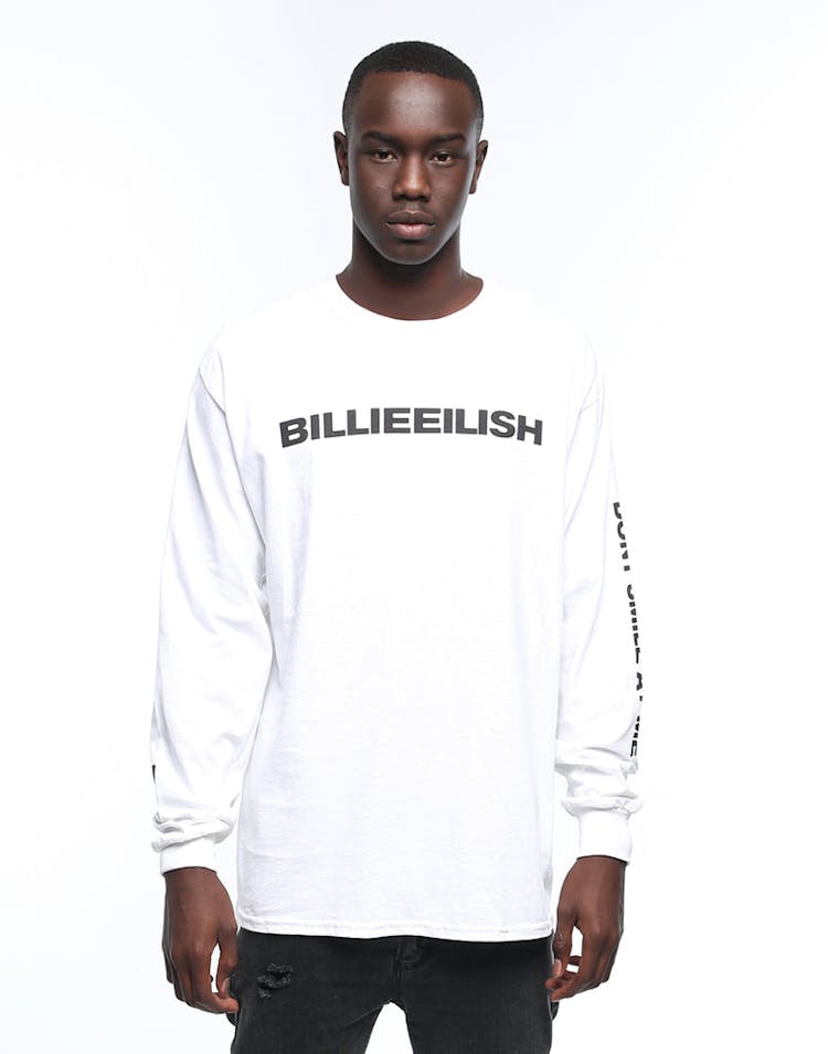 Billie Eilish Don't Smile At Me LS White
