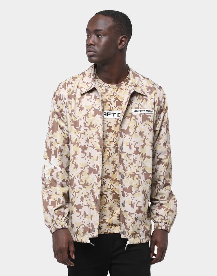 Draft Day Badman Coach Jacket Desert Digi Camo