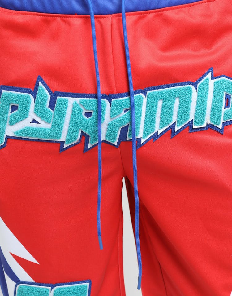 Black Pyramid Lightening BBall Short Red
