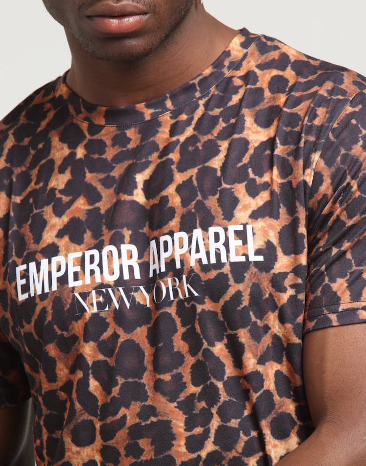 Emperor Apparel Leopard TShirt Leopard