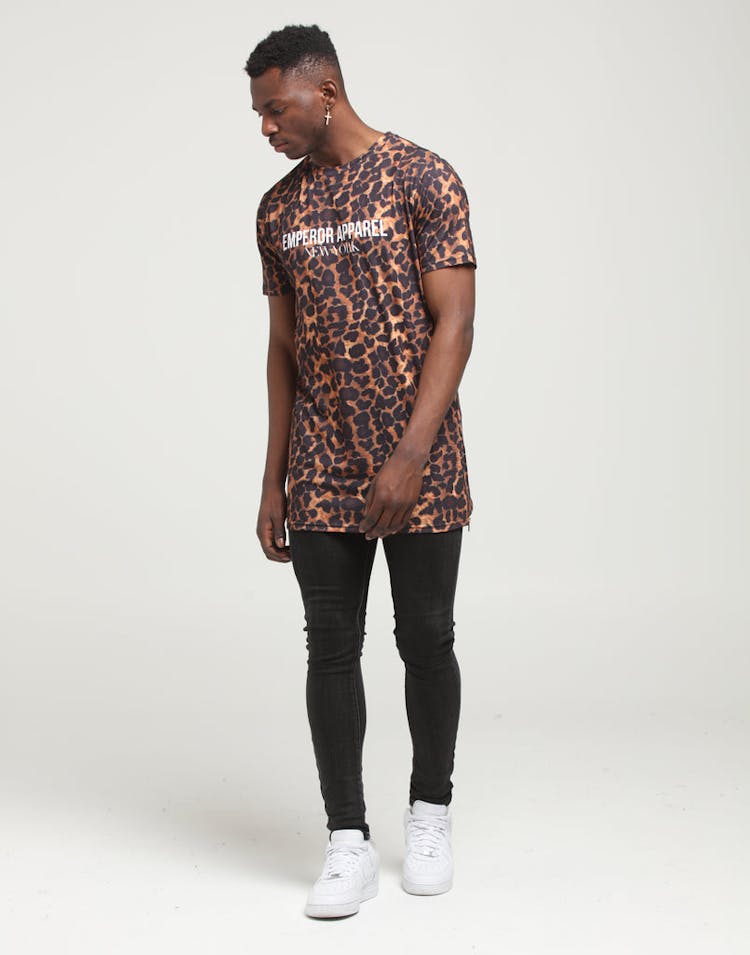 Emperor Apparel Leopard TShirt Leopard