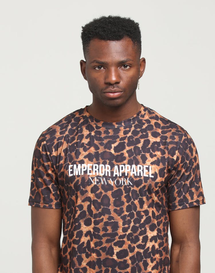 Emperor Apparel Leopard TShirt Leopard