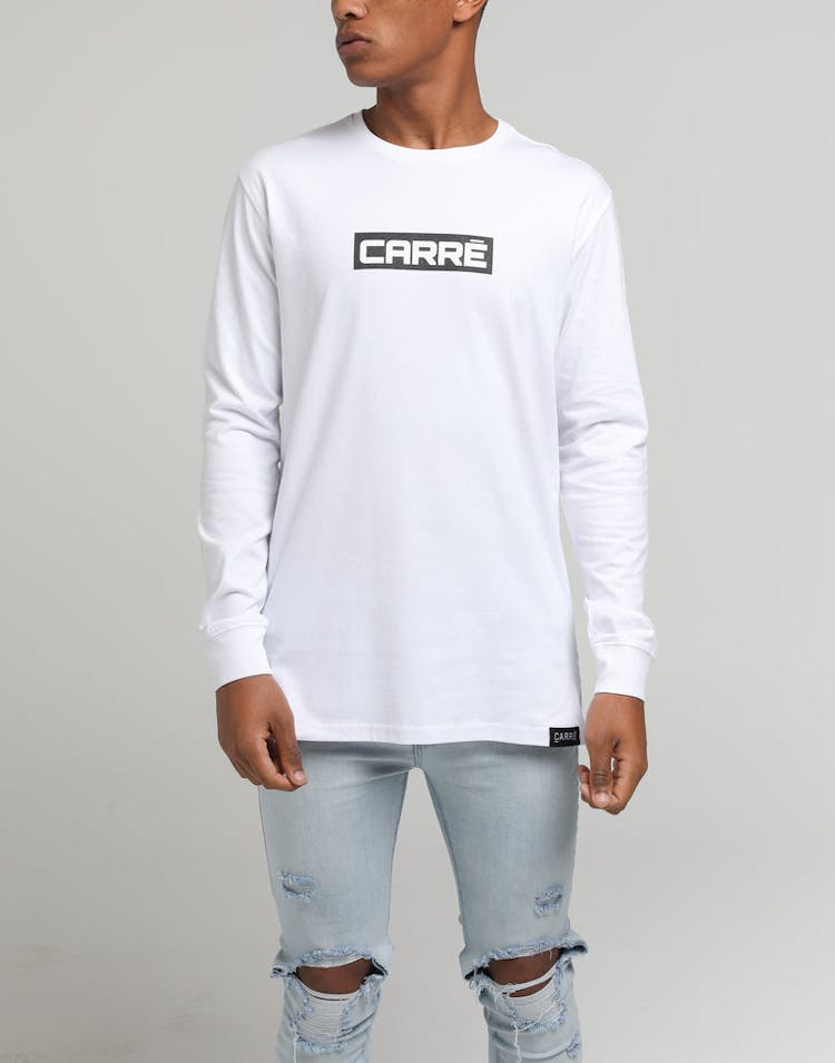 Carré Marked Divise LS Tee White