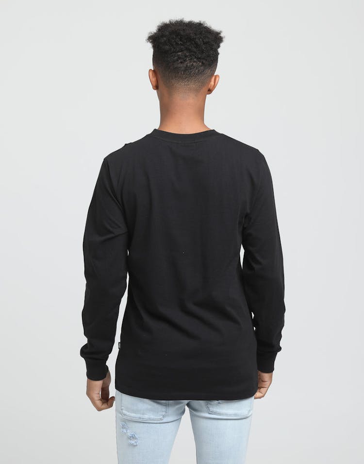 RATS GET FAT ATTACK LS TEE BLACK