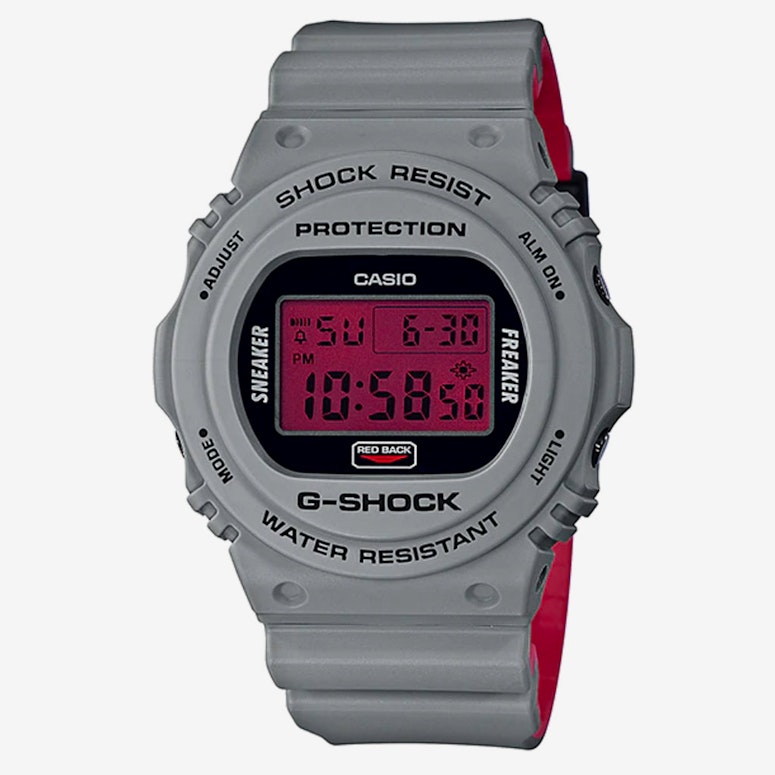 G Shock X Sneaker Freaker 2.0 Grey/Red