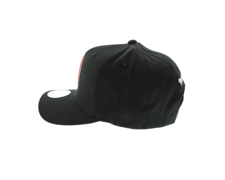 Mitchell & Ness Hawks Team 110 Snapback - Black/White/Red