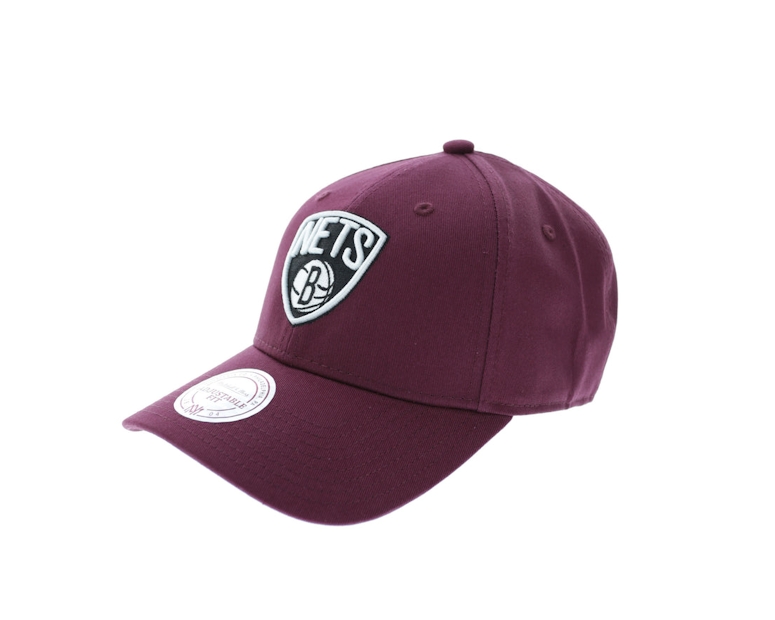 Mitchell & Ness Brooklyn Nets Low Pro Strapback Maroon