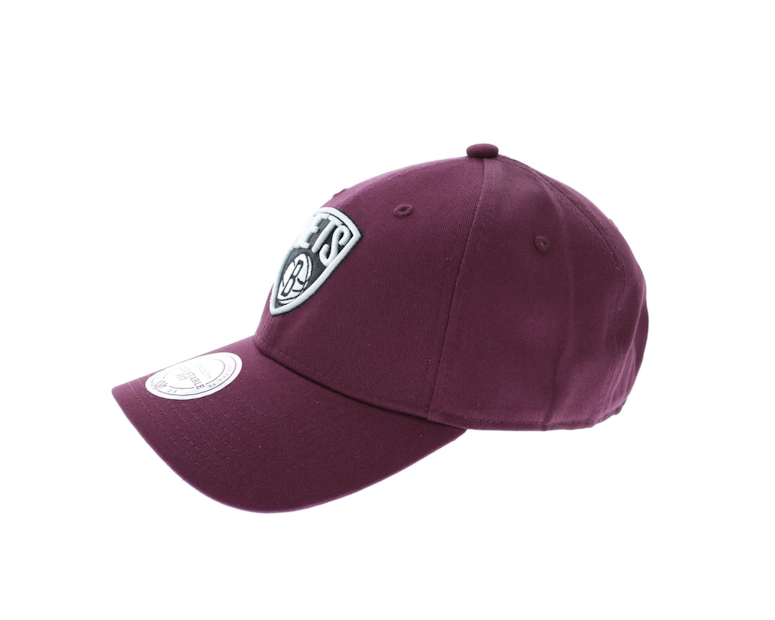Mitchell & Ness Brooklyn Nets Low Pro Strapback Maroon