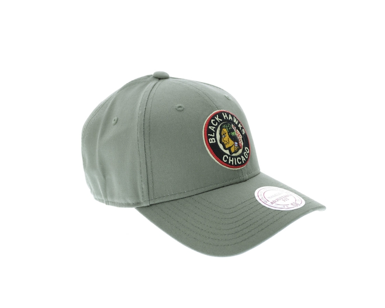 Mitchell & Ness Blackhawks Low Pro Strapback Green