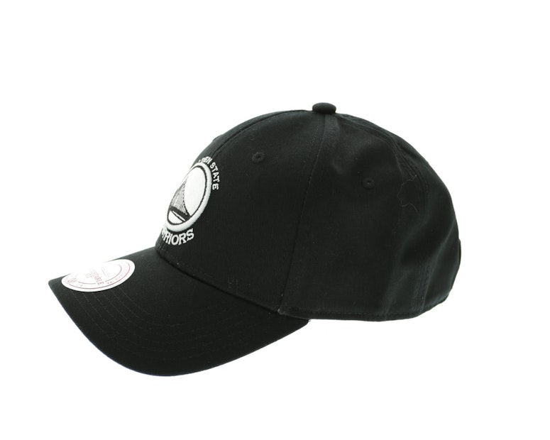 Mitchell & Ness Warriors Low Pro Snapback Black/Black/White