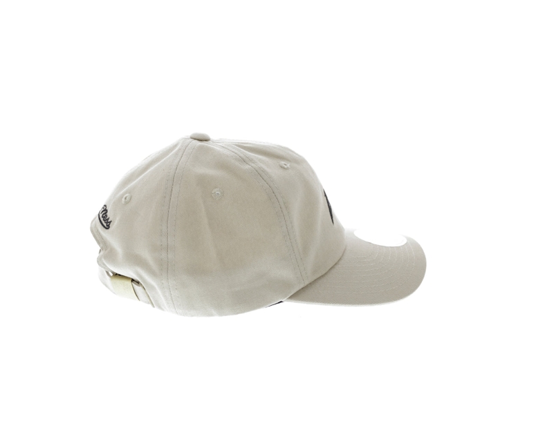 Mitchell & Ness Bulls Rock Font Dad Hat Khaki