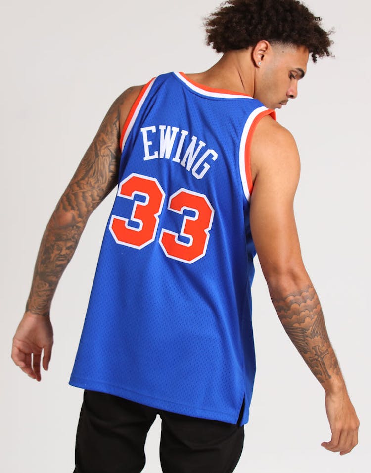 Mitchell & Ness New York Knicks Patrick Ewing #33 NBA Jersey Royal