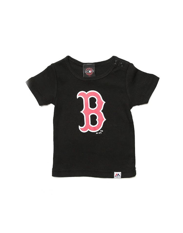 Majestic Athletic Infant Red Sox Prism Logo Tee Black