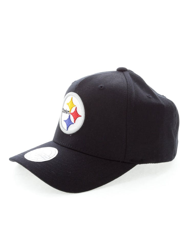 Mitchell & Ness Pittsburgh Steelers Team 110 Pinch Snapback Black