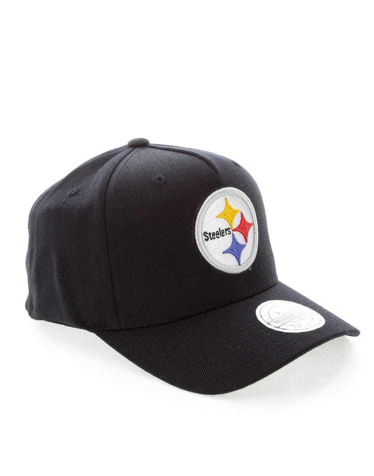 Mitchell & Ness Pittsburgh Steelers Team 110 Pinch Snapback Black