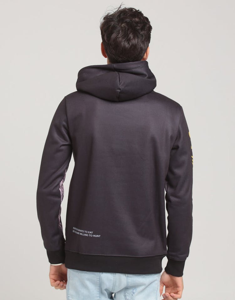 Criminal Damage Lion Hood Black/Multi-Coloured