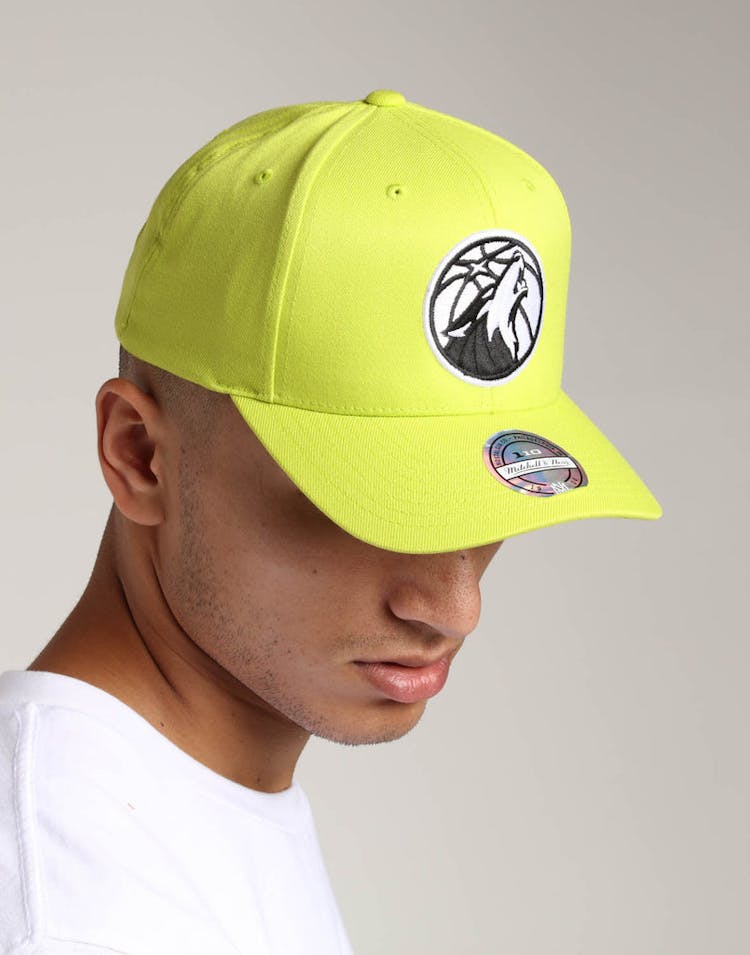 Mitchell & Ness Minnesota Timberwolves Pinch 110 Snapback Green