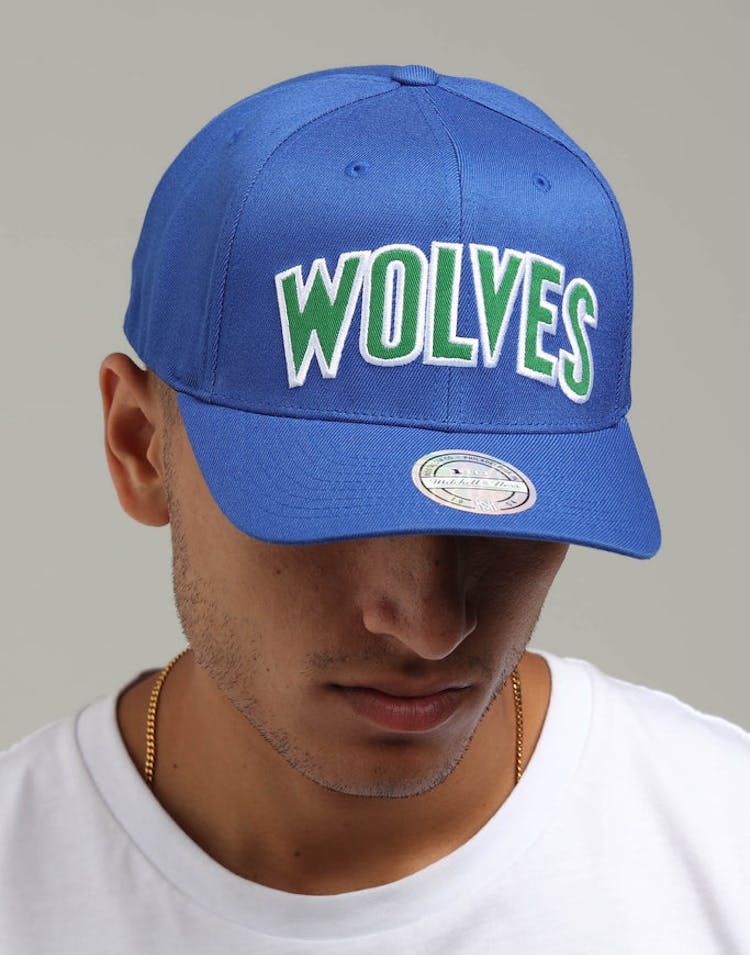 Mitchell & Ness Minnesota Timberwolves Jersey Logo 110 Snapback Royal